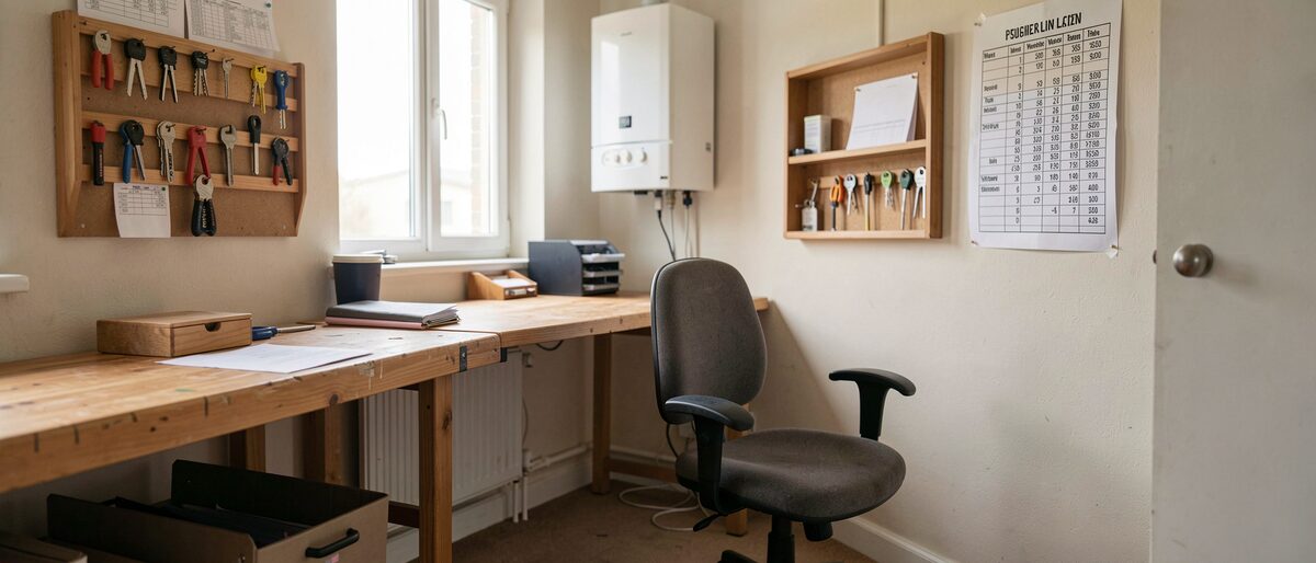 The office that answered for the building